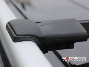 Jeep Renegade Roof Rack Cross Bars - for models w/ factory roof rails - Black - Fly Bar (2015-2023) Jeep Renegade Roof Rack Cross Bars - for models w/ factory roof rails - Black - Fly Bar (2015-2023)